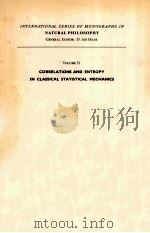 CORRELATIONS AND ENTROPY IN CLASSICAL STATISTICAL MECHANICS（ PDF版）