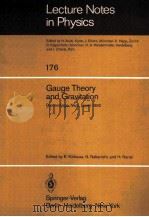 GAUGE THEORY AND GRAVITATION   1983  PDF电子版封面  3540119949   