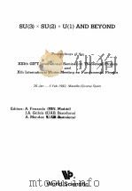SU（3）× SU（2）×U（1）AND BEYOND     PDF电子版封面    A.FERRAMDP，J.A.GRIFOLS，A.MENDE 