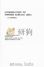INTRODUCTION TO POWDER SURFACE AREA（ PDF版）