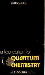 A FOUNDATION FOR QUANTUM CHEMISTRY（ PDF版）