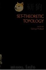 SET-THEORETIC TOPOLOGY   1977  PDF电子版封面  0125849508  GEORGE M.REED 