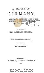 A HISTORY OF GERMANY NEW AND REVISED EDITION（1902 PDF版）