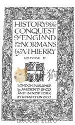 HISTORY OF THE CONQUEST OF ENGLAND VOLUME Ⅱ（ PDF版）