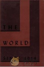 THE WORLD SINCE 1914 FIFTH EDITION   1943  PDF电子版封面    WALTER CONSUELO LANGSAM 