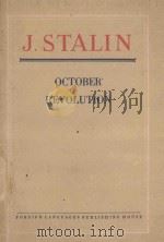 OCTOBER REVOLUTION   1957  PDF电子版封面    J.STALIN 