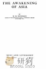 THE AWAKENING OF ASIA     PDF电子版封面    H.M.HYNDMAN 