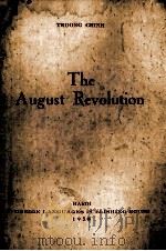 THE AUGUST REVOLUTION     PDF电子版封面    TRUONG CHINH 