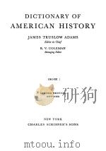 DICTIONARY OF AMERICAN HISTORY INDEX SECOND EDITION REVISED   1940  PDF电子版封面     