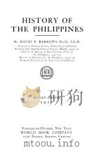 HISTORY OF THE PHILIPPINES REVISED EDITION（1926 PDF版）