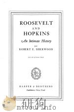 ROOSEVELT AND HOPKINS   1948  PDF电子版封面     