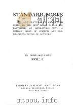 STANDARD BOOKS VOL.Ⅰ     PDF电子版封面     