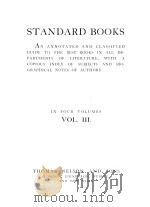STANDARD BOOKS VOL.Ⅲ     PDF电子版封面     