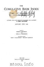 THE CUMULATIVE BOOK INDEX 1948（1948 PDF版）