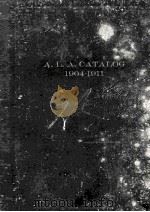 A.L.A.CATALOG 1904-1911（ PDF版）