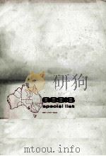 aesis special list  No 2B/S3 Gold: a supplementary list of references form AESIS 1985-June1986     PDF电子版封面     