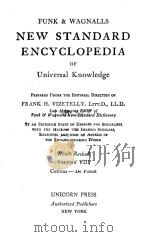 NEW STANDARD ENCYCLOPEDIA OF UNIVERSAL KNOWLEDGE VOLUME Ⅷ（1948 PDF版）