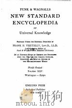 NEW STANDARD ENCYCLOPEDIA OF UNIVERSAL KNOWLEDGE VOLUME 25   1948  PDF电子版封面    FUNK & WAGNALLS 
