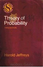 THEORY OF PROBABILITY  THIRD EDITION     PDF电子版封面  0198531931   