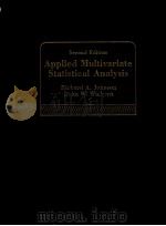 APPLIED MULTIVARIATE STATISTICAL ANALYSIS  SECOND EDITION（ PDF版）