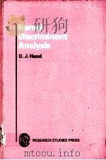 KERNEL DISCRIMINANT ANALYSIS     PDF电子版封面    D.J.HAND 
