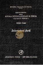 INTERAZIONI FORTI 1966   1966  PDF电子版封面     