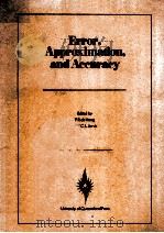 ERROR，APPROXIMATION，AND ACCURACY     PDF电子版封面    F.R.DE HOOG AND C.L.JARVIS 
