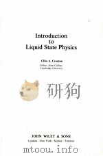 INTRODUCTION TO LIQUID STATE PHYSICS（ PDF版）