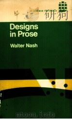 DESIGNS IN PROSE:A STUDY OF COMPOSITIONAL PROBLEMS AND METHODS（ PDF版）
