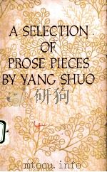 A SELECTION OF PROSE PIECES（ PDF版）