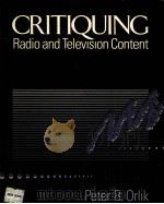 CRITIQUING RADIO AND TELEVISION CONTENT（ PDF版）