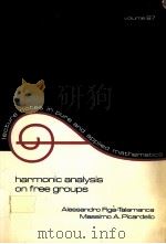 HARMONIC ANALYSIS ON FREE GROUPS（ PDF版）