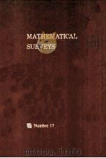 MATHEMATICAL SURVEYS  NUMBER 17  APPROXIMATION BY POLYNOMIALS WITH INTEGRAL COEEFICIENTS   1980  PDF电子版封面  0821815172   