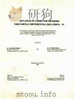 ADVANCES IN COMPUTER METHODS FOR PARTIAL DIFFERENTIAL EQUATIONS  6   1981  PDF电子版封面     