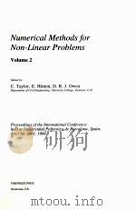 NUMERICAL METHODS FOR NON-LINEAR PROBLEMS  VOLUME 2     PDF电子版封面  0906674360  C.TAYLOR，E.HINTON，D.R.J.OWEN 