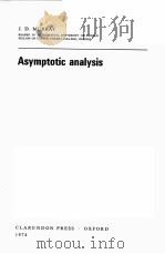 ASYMPTOTIC ANALYSIS（1974 PDF版）