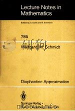 DIOPHANTINE APPROXIMATION   1980  PDF电子版封面  3540197627   