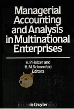 MANAGERIAL ACCOUNTING AND ANALYSIS IN MULTINATIONAL ENTERPRISES   1986  PDF电子版封面  3110100819   
