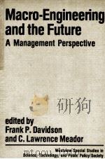 MACRO-ENGINEERING AND THE FUTURE：A MANAGEMENT PERSPECTIVE     PDF电子版封面  0865312443  FRANK P.DAVIDSON AND C.LAWRENC 