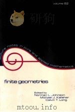 FINITE GEOMETRIES：PROCEEDINGS OF A CONFERENCE IN HONOR OF T.T.OSTROM     PDF电子版封面  0824710525  NORMAN L.JOHNSON，MICHAEL J.KAL 