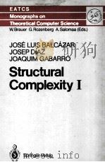STRUCTURAL COMPLEXITY 1     PDF电子版封面  3540186220   
