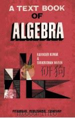 A TEXT BOOK OF ALGEBRA（ PDF版）