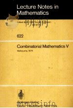Combinatorial mathematics   1977  PDF电子版封面  3540085246  edited by C. H. C. Little. 