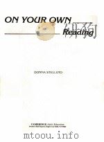 ON YOUR OWN  READING     PDF电子版封面    DONNA STELLUTO 