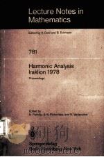 HARMONIC ANALYSIS LRAKLION 1978   1980  PDF电子版封面  3540097562   