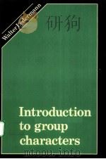 INTRODUCTION TO GROUP CHARACTERS     PDF电子版封面  0521214866   