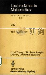 LOCAL THEORY OF NONLINEAR ANALYTIC ORDINARY DIFFERENTIAL EQUATIONS（1979 PDF版）