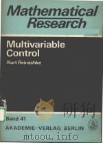 MULTIVARIABLE CONTROL：A GRAPH-THEORETIC APPROACH（1988 PDF版）