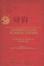 GEOMETRY AND NUMBER THEORY：A VOLUME IN HONOR OF ANDRE WEIL     PDF电子版封面  0801830915  JEAN-PIERRE SERRE AND GORO SHI 