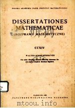 DISSERTATIONES MATHEMATICAE(ROZPRAWY MATEMATYCZNE) 214   1982  PDF电子版封面  8301034513   